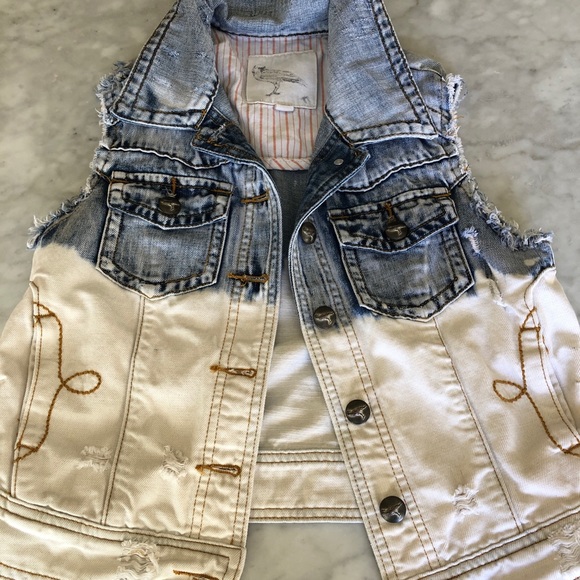 DENIM VEST - Picture 1 of 4